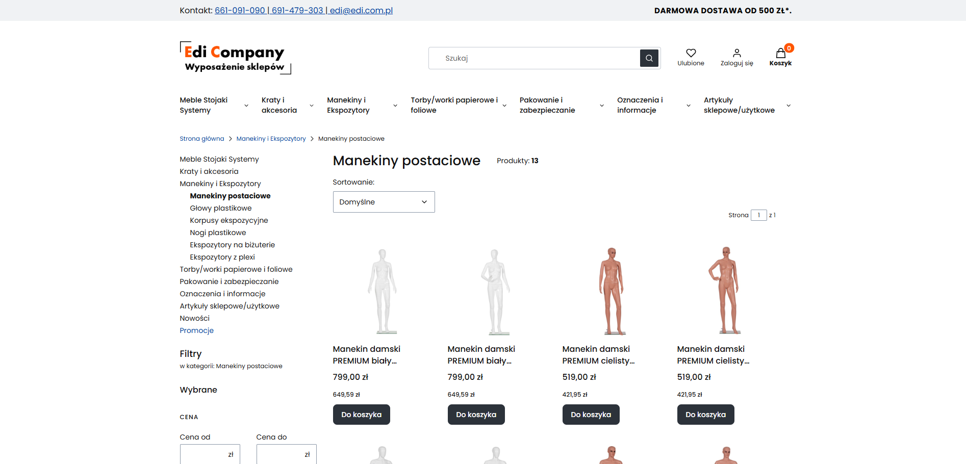 Manekiny w branży e-commerce – jak wykorzystać je do zdjęć produktowych?