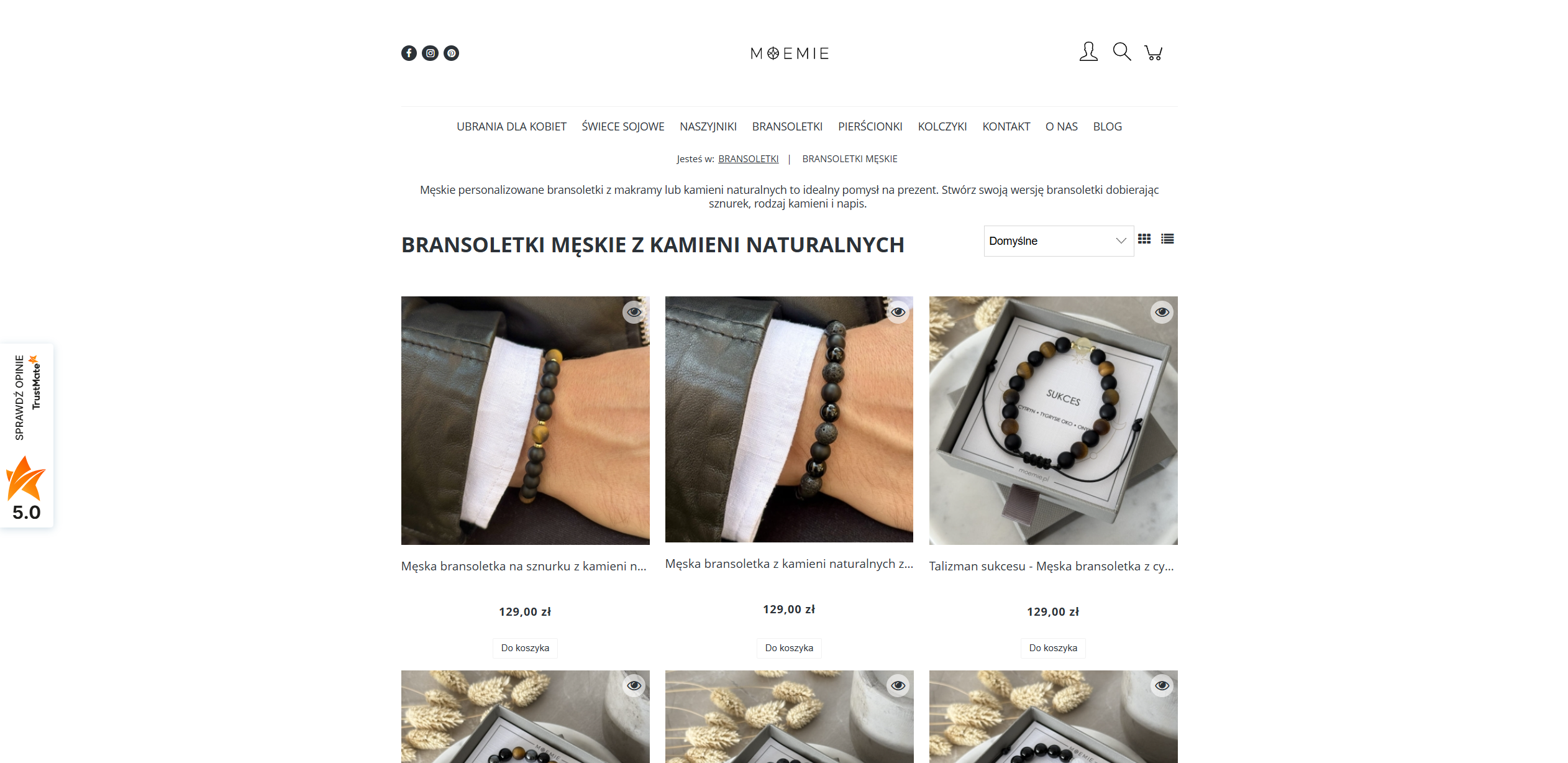 Bransoletki męskie z kamieni naturalnych – jak nosić je z garniturem, a jak na co dzień?